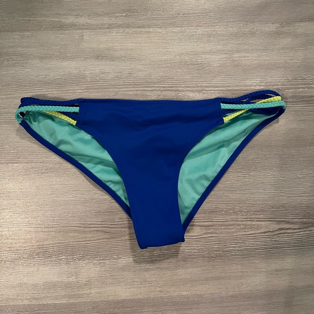 Victoria's Secret Blue Bikini Bottom size medium